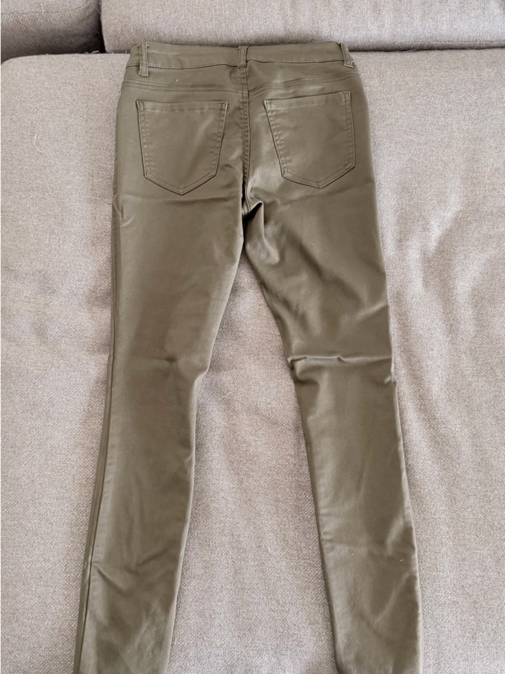 Refuge Olive Utility Skinny Pants - Picture 5 of 7
